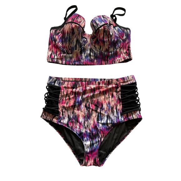 Torrid Other - Torrid Space Dye Longline Bikini  Size 2